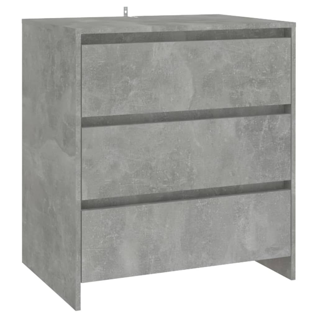 Buffet Gris béton 70x41x75 cm Bois d'ingénierie - XIOS