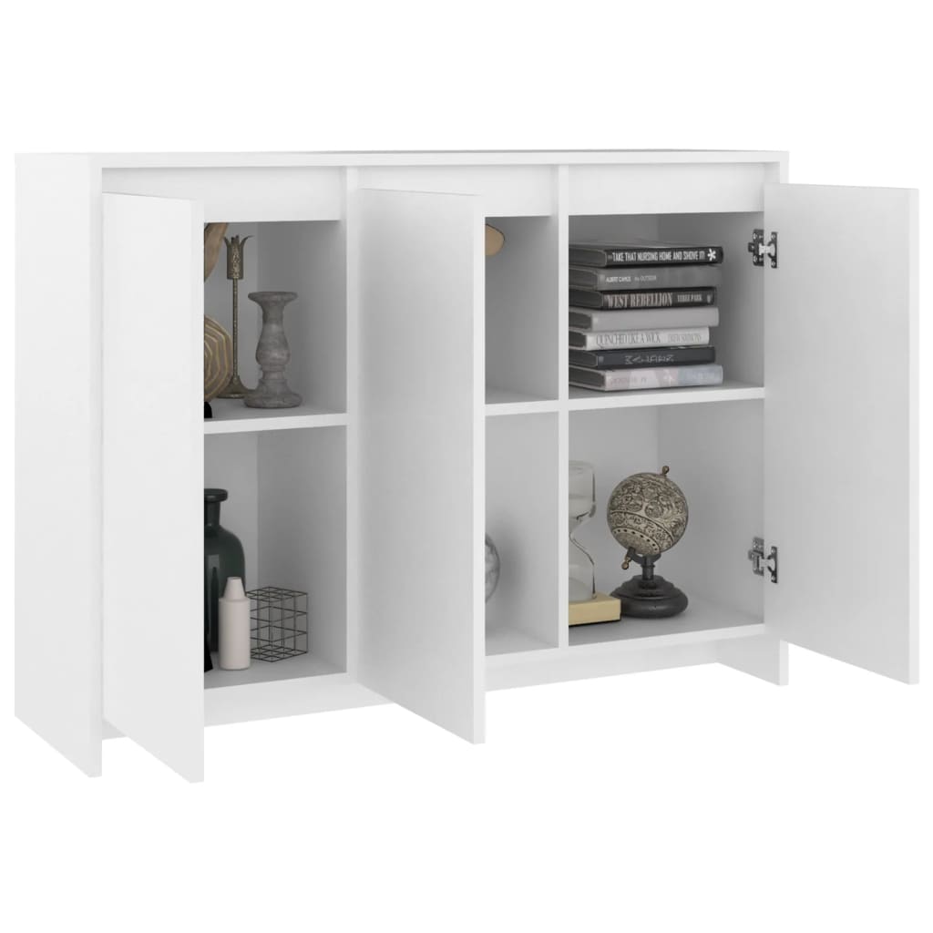 Buffet Blanc 102x33x75 cm Bois d'ingénierie - XIOS