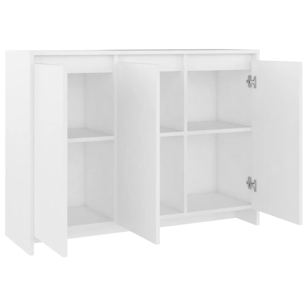 Buffet Blanc 102x33x75 cm Bois d'ingénierie - XIOS