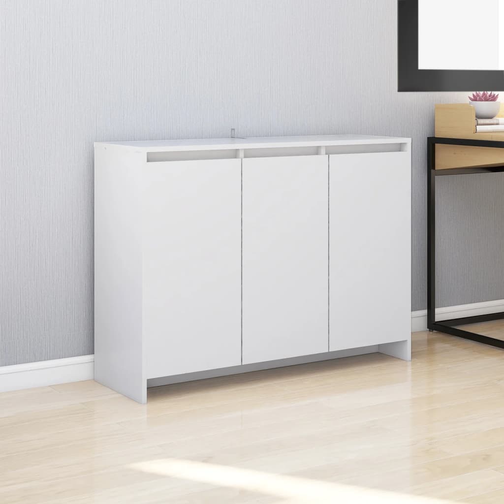 Buffet Blanc 102x33x75 cm Bois d'ingénierie - XIOS