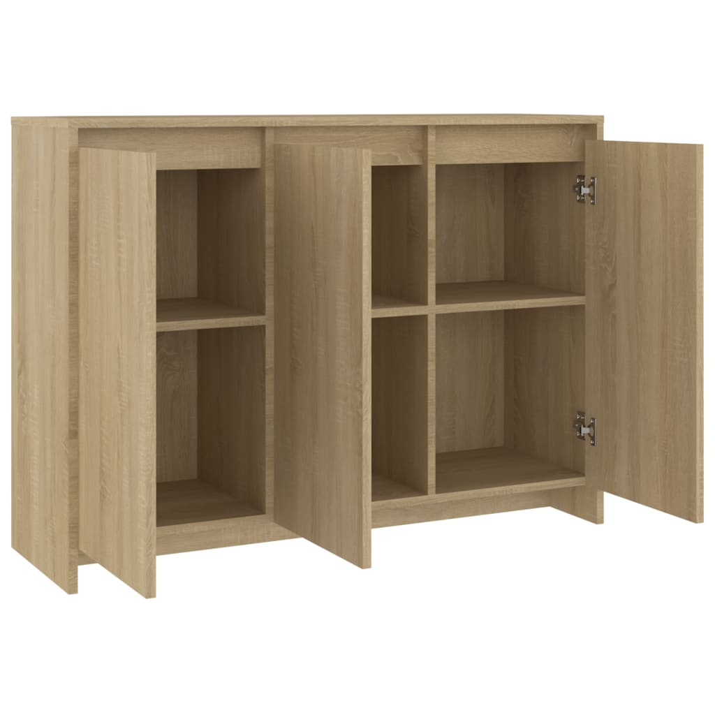Buffet Chêne sonoma 102x33x75 cm Bois d'ingénierie - XIOS