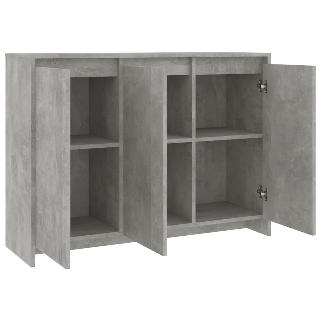 Buffet Gris béton 102x33x75 cm Bois d'ingénierie - XIOS