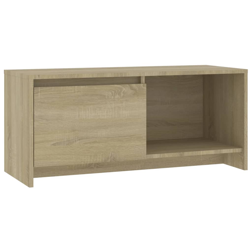 Meuble TV Chêne sonoma 90x35x40 cm Bois d'ingénierie - XIOS