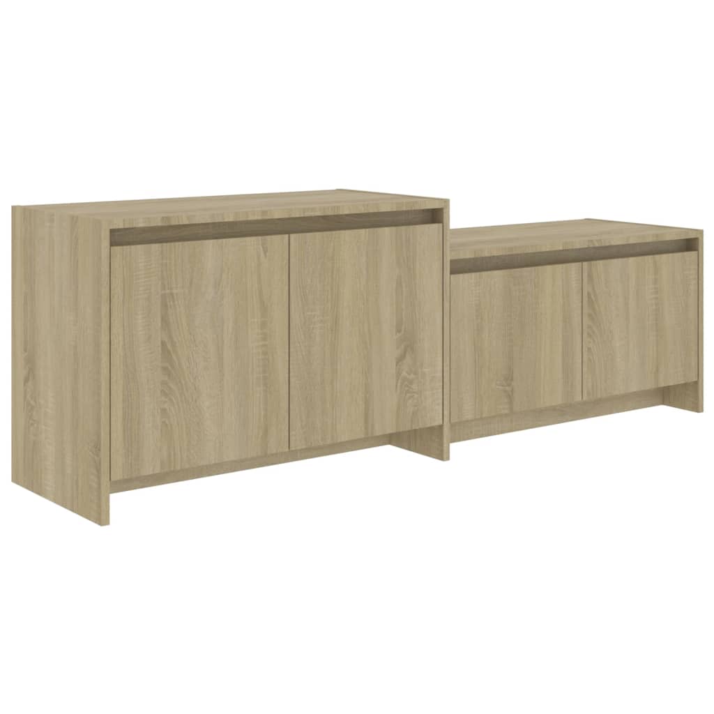 Meuble TV Chêne sonoma 146,5x35x50 cm Bois d'ingénierie - XIOS