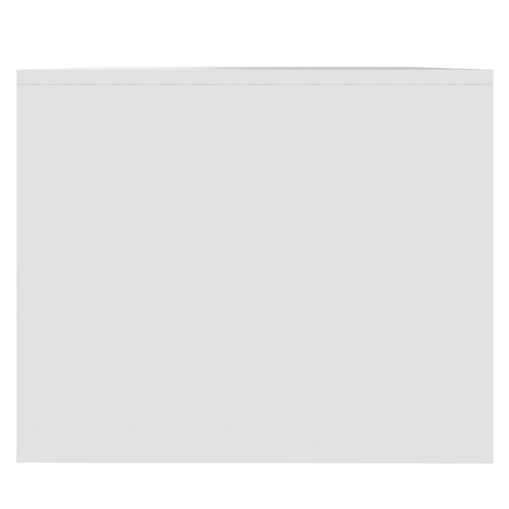 Table basse blanc 90x50x41,5 cm bois d'ingénierie - XIOS