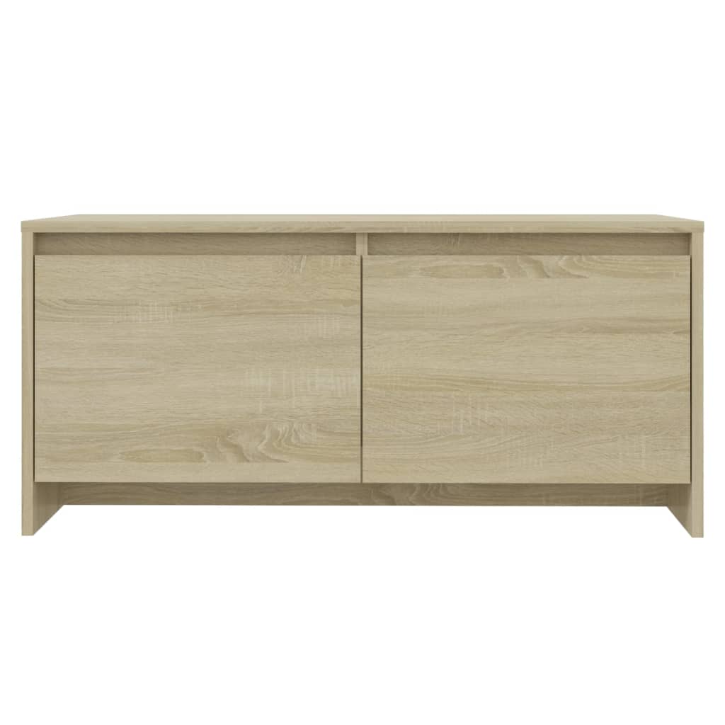 Table basse chêne sonoma 90x50x41,5 cm bois d'ingénierie - XIOS