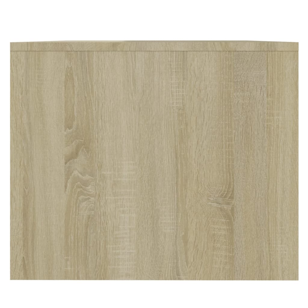 Table basse chêne sonoma 90x50x41,5 cm bois d'ingénierie - XIOS