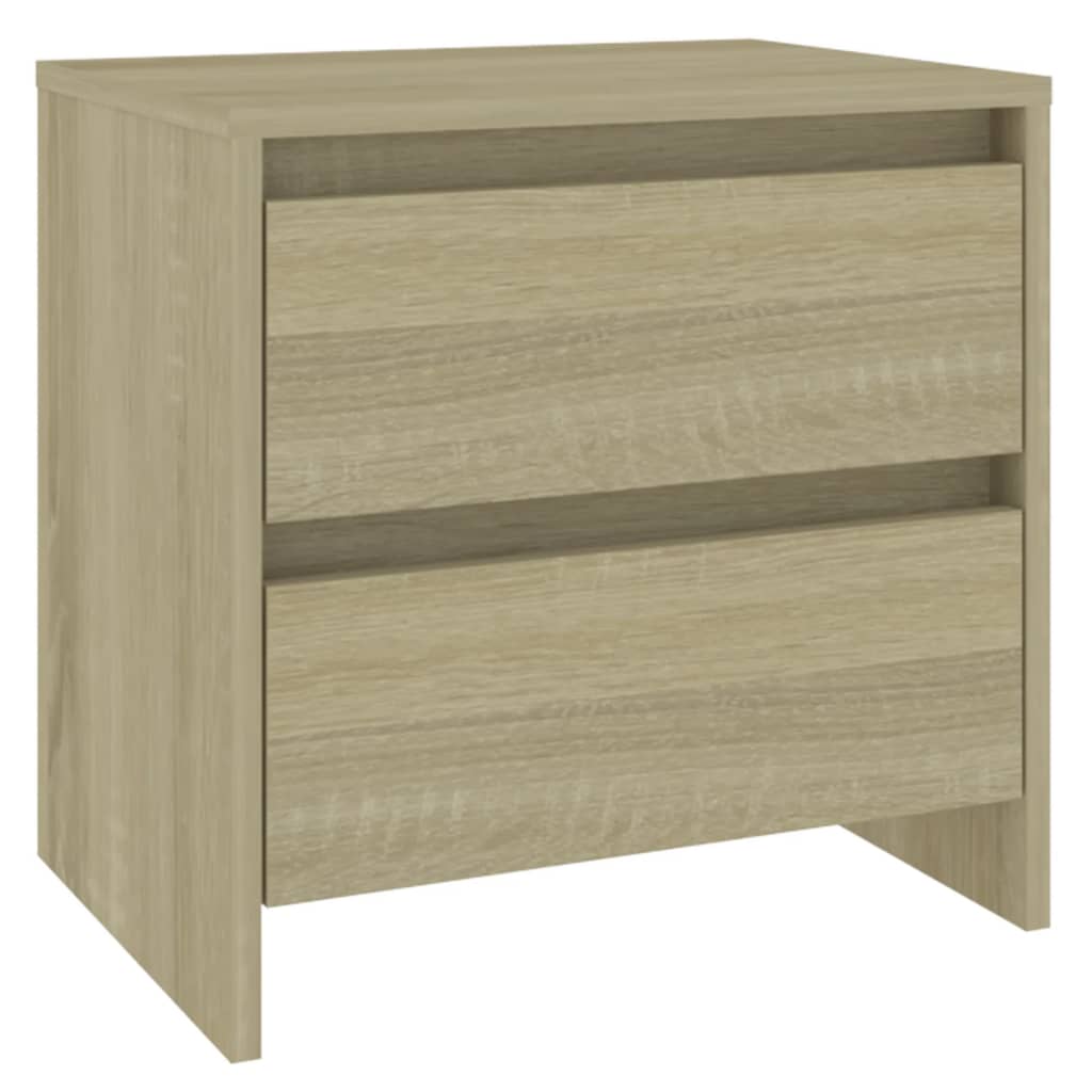 Table de chevet chêne sonoma 45x34,5x44,5 cm bois d’ingénierie - XIOS