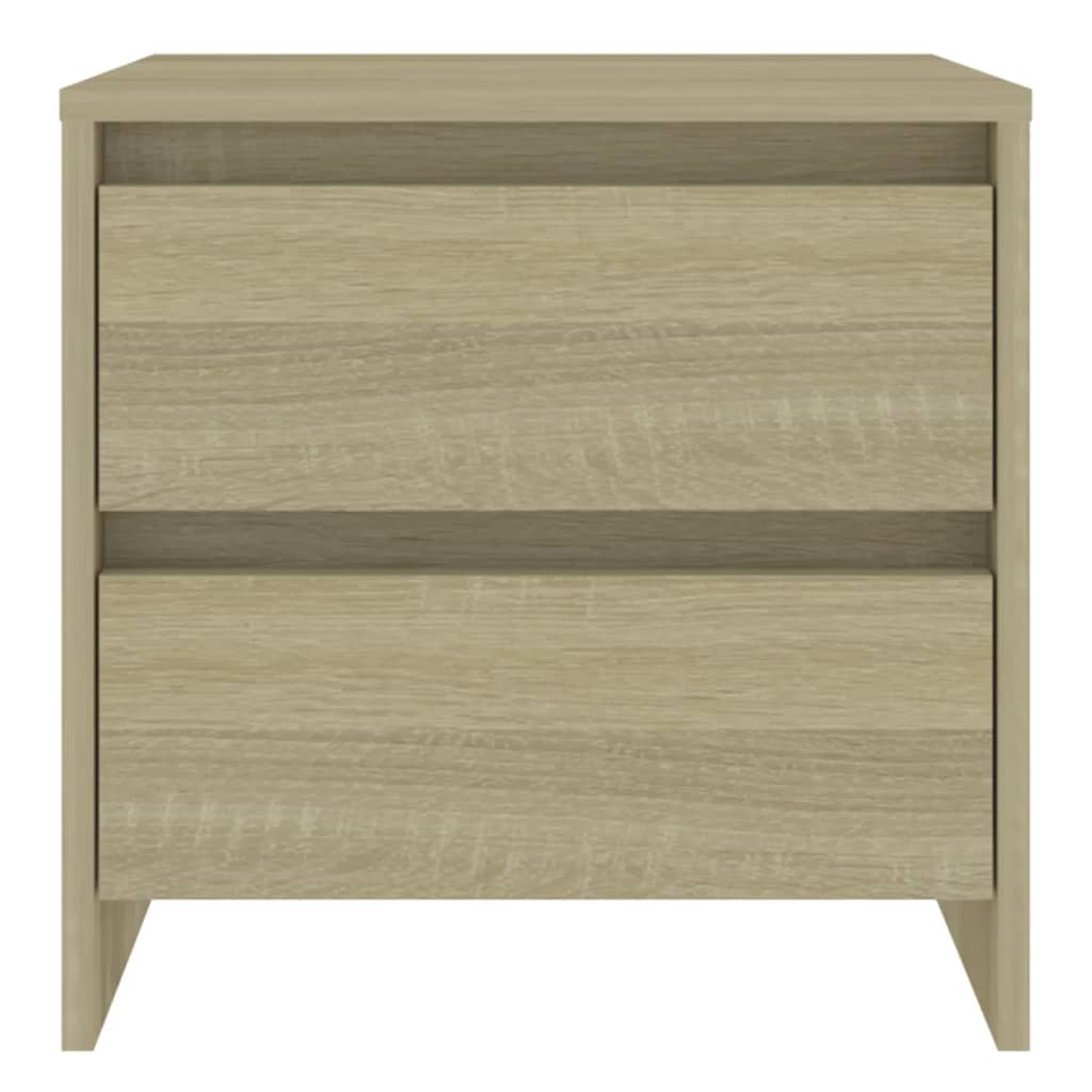 Table de chevet chêne sonoma 45x34,5x44,5 cm bois d’ingénierie - XIOS