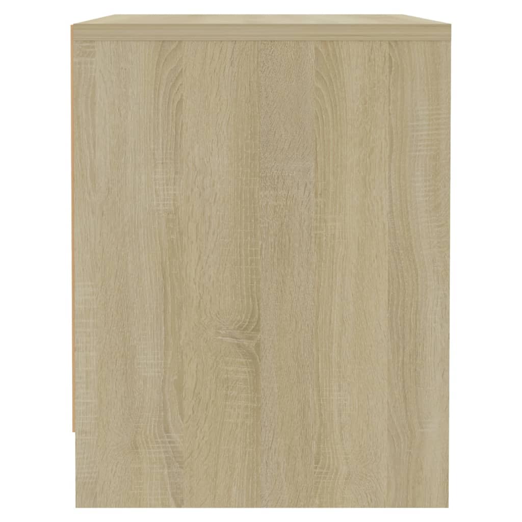 Table de chevet chêne sonoma 45x34x44,5 cm bois d'ingénierie - XIOS