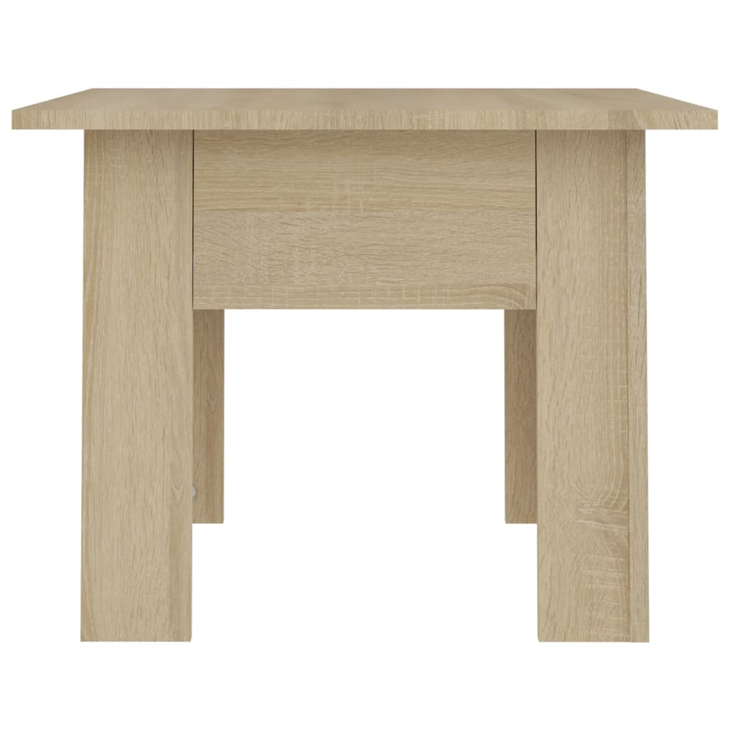 Table basse chêne sonoma 55x55x42 cm bois d'ingénierie - XIOS