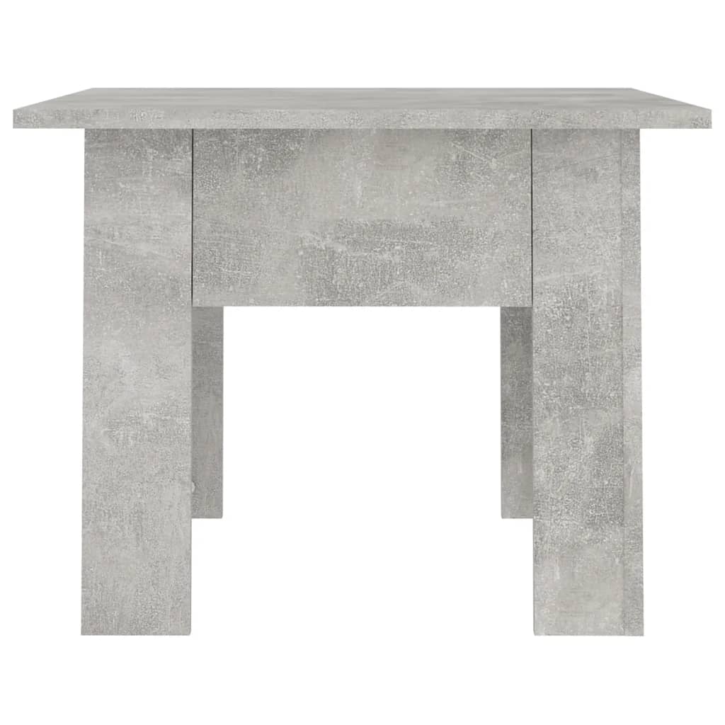 Table basse gris béton 55x55x42 cm bois d'ingénierie - XIOS