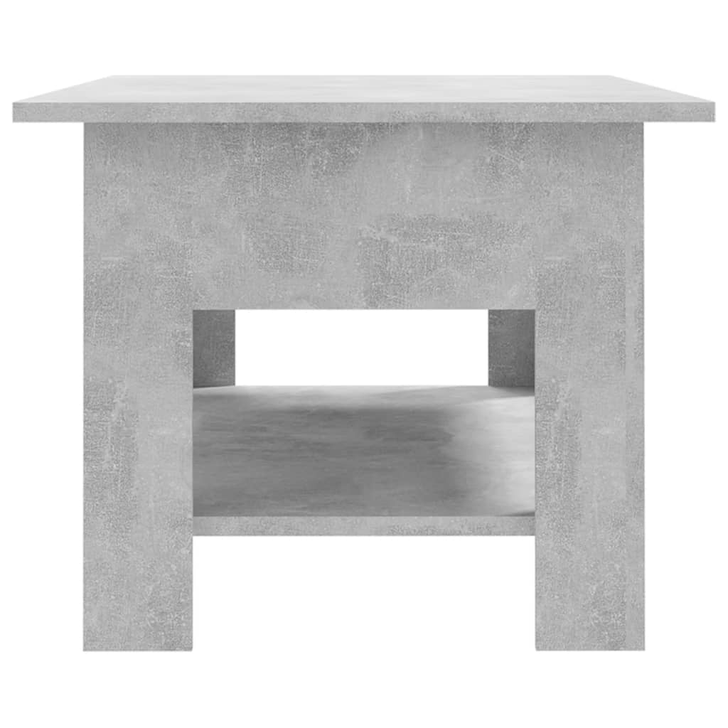 Table basse gris béton 102x55x42 cm bois d'ingénierie - XIOS