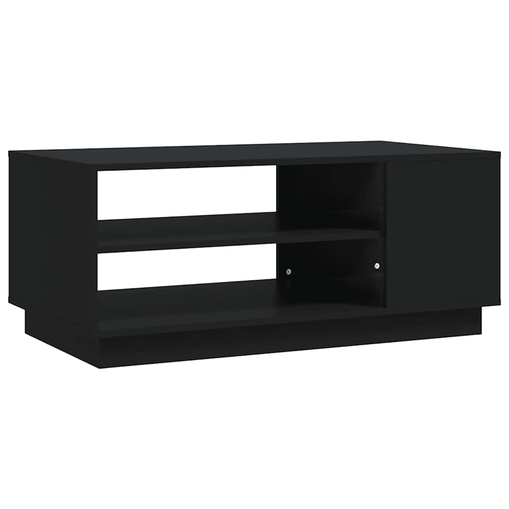 Table basse noir 102x55x43 cm bois d'ingénierie - XIOS