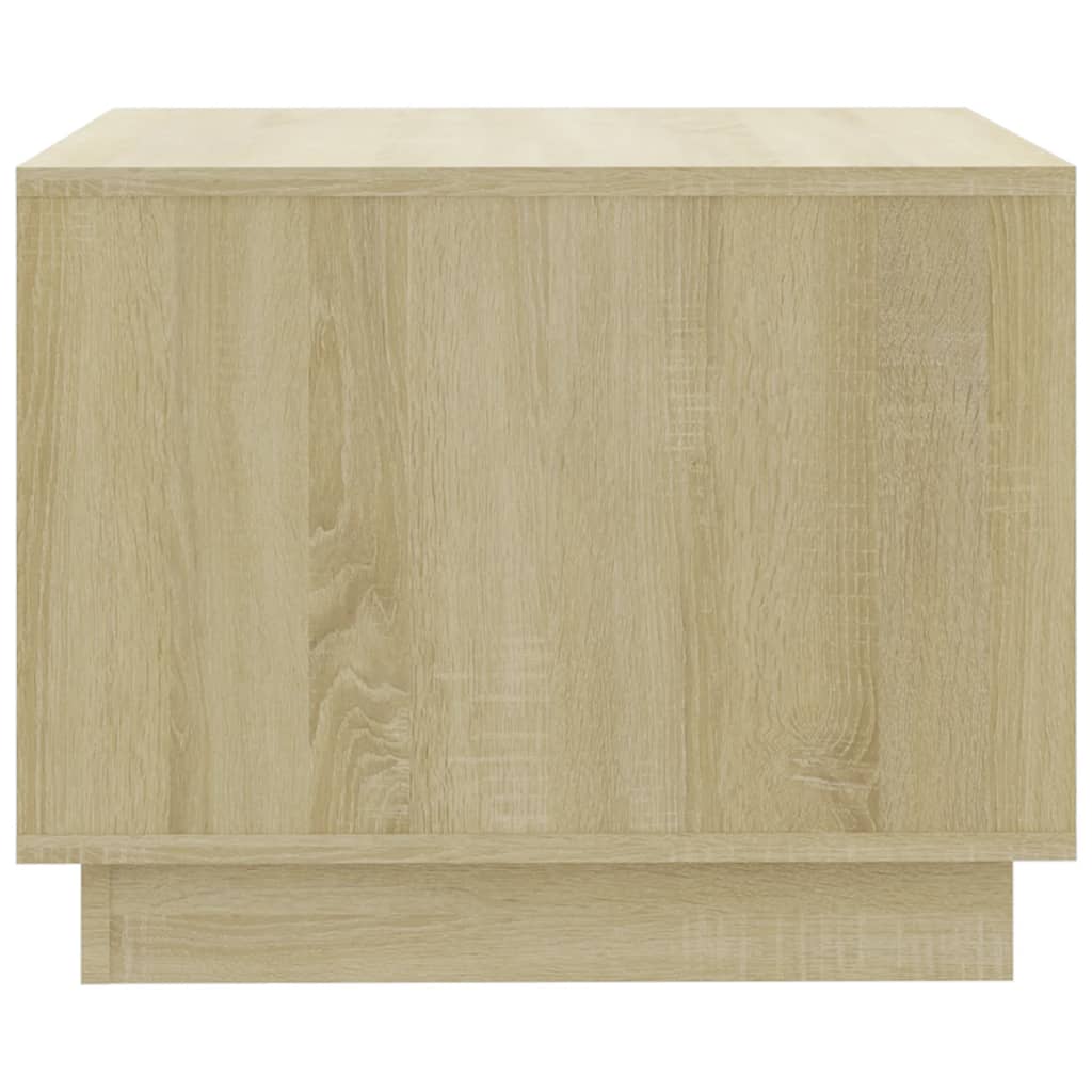 Table basse chêne sonoma 55x55x43 cm bois d'ingénierie - XIOS