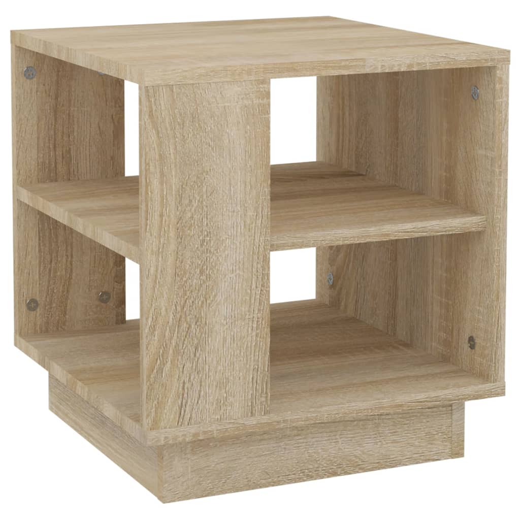 Table basse chêne sonoma 40x40x43 cm bois d'ingénierie - XIOS