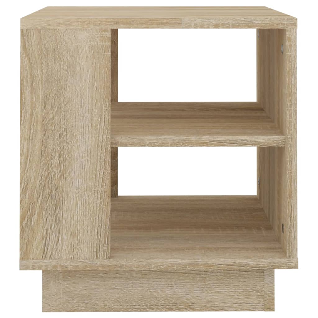 Table basse chêne sonoma 40x40x43 cm bois d'ingénierie - XIOS
