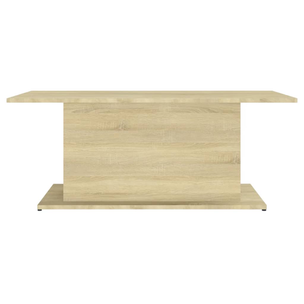 Table basse chêne sonoma 102x55,5x40 cm bois d'ingénierie - XIOS