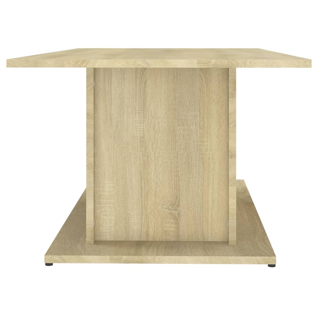 Table basse chêne sonoma 102x55,5x40 cm bois d'ingénierie - XIOS
