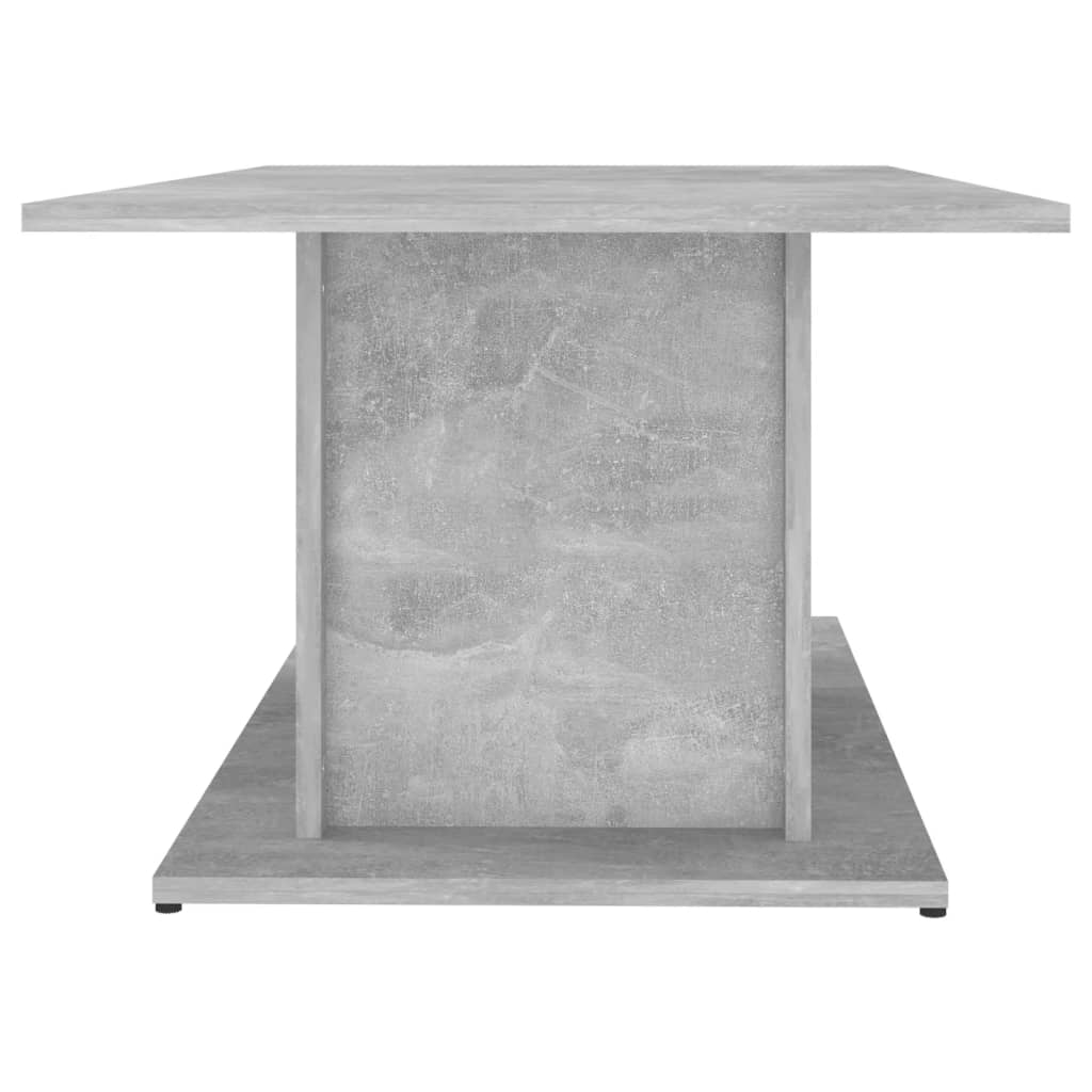 Table basse gris béton 102x55,5x40 cm bois d'ingénierie - XIOS
