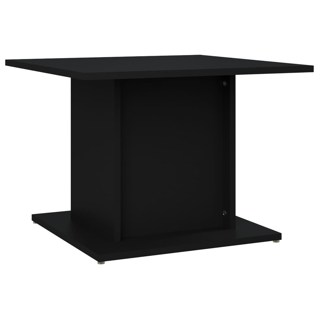 Table basse noir 55,5x55,5x40 cm bois d'ingénierie - XIOS