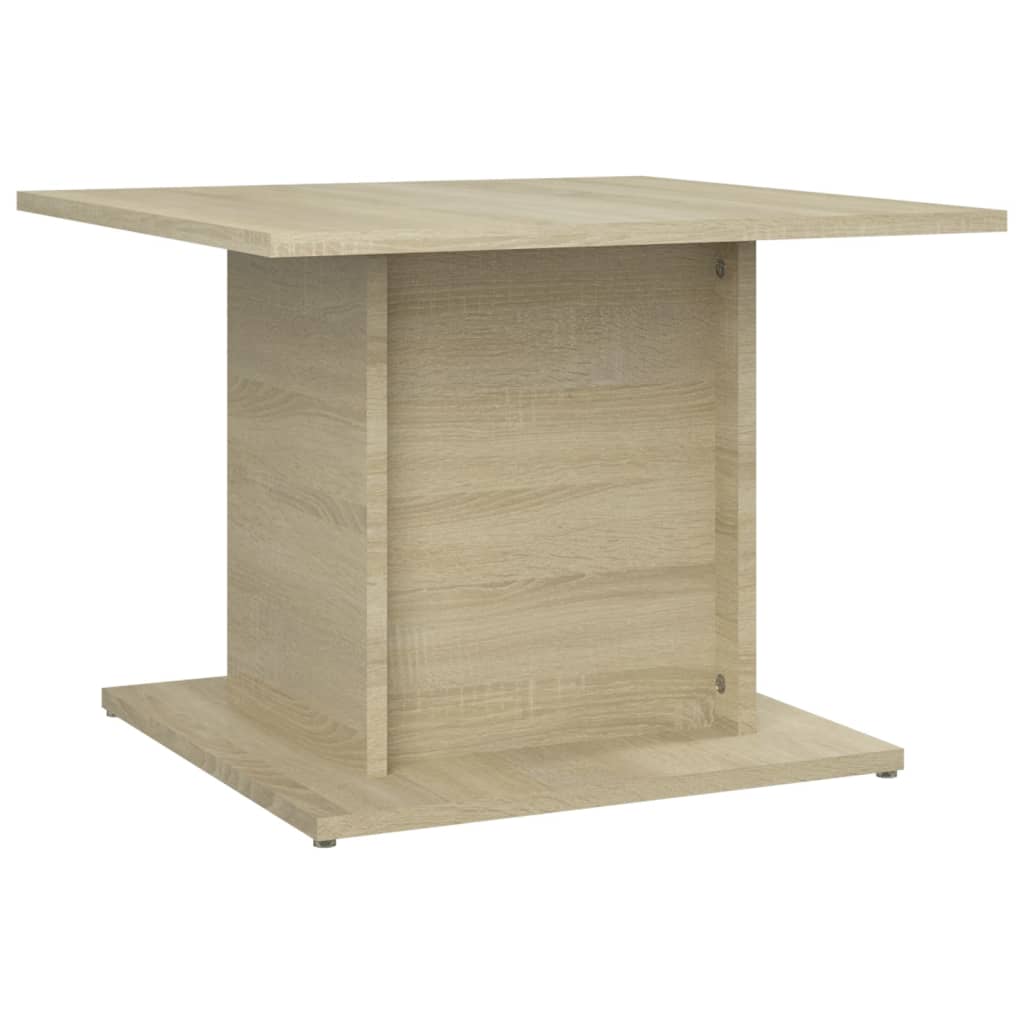 Table basse chêne sonoma 55,5x55,5x40 cm bois d'ingénierie - XIOS