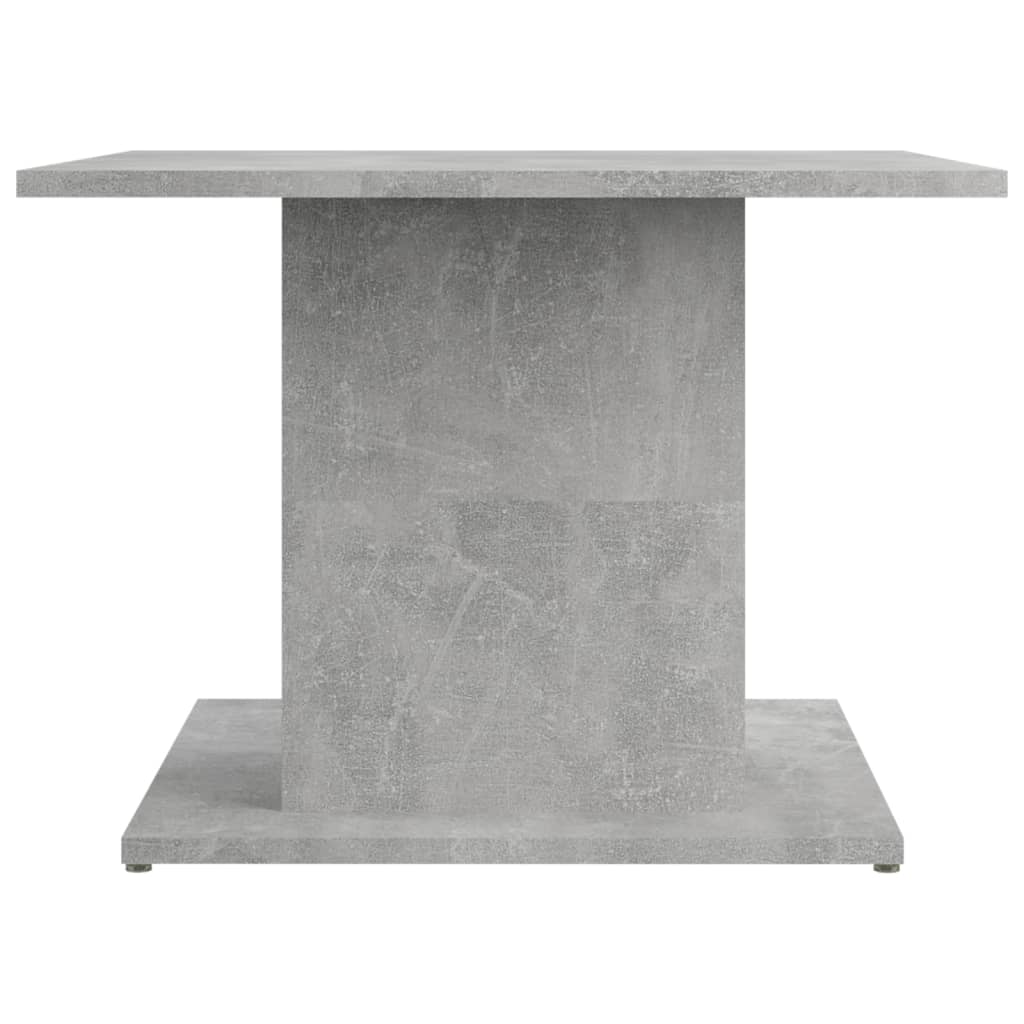 Table basse gris béton 55,5x55,5x40 cm bois d'ingénierie - XIOS