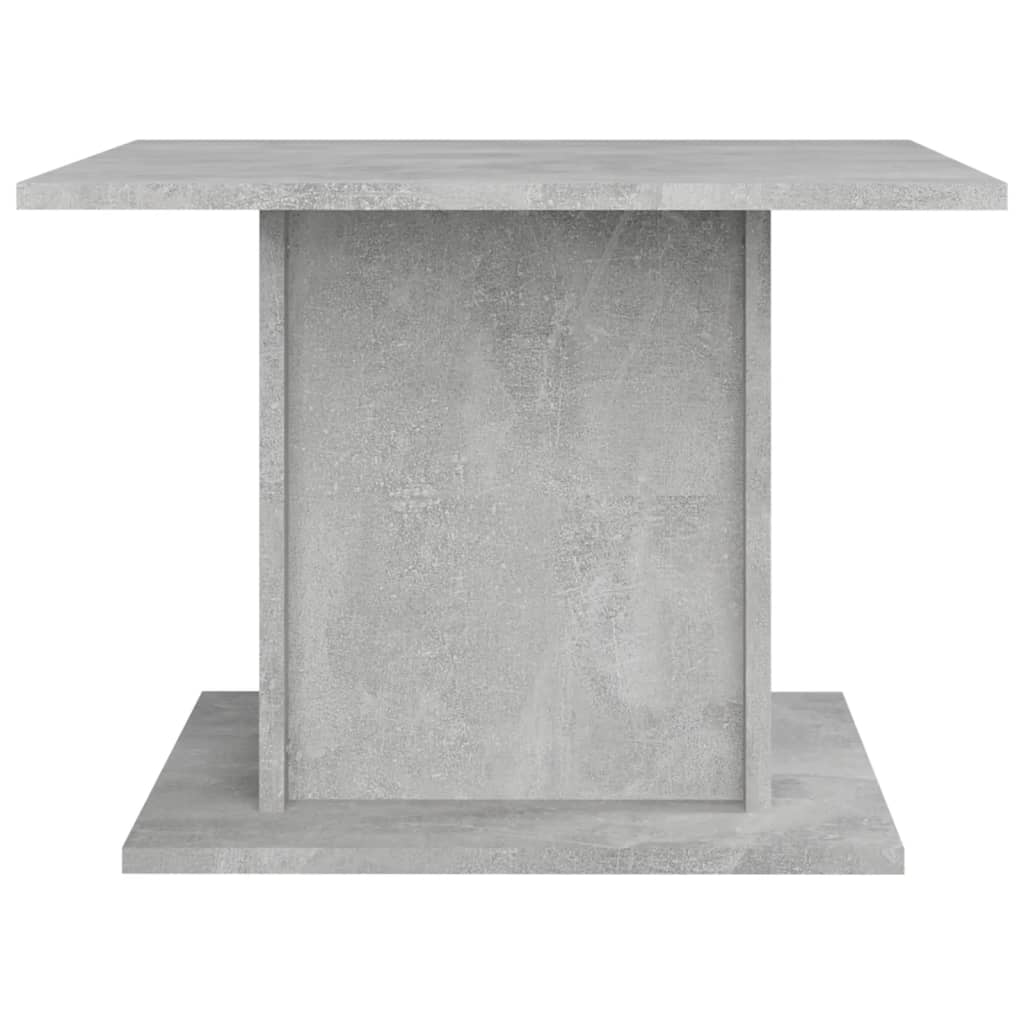 Table basse gris béton 55,5x55,5x40 cm bois d'ingénierie - XIOS