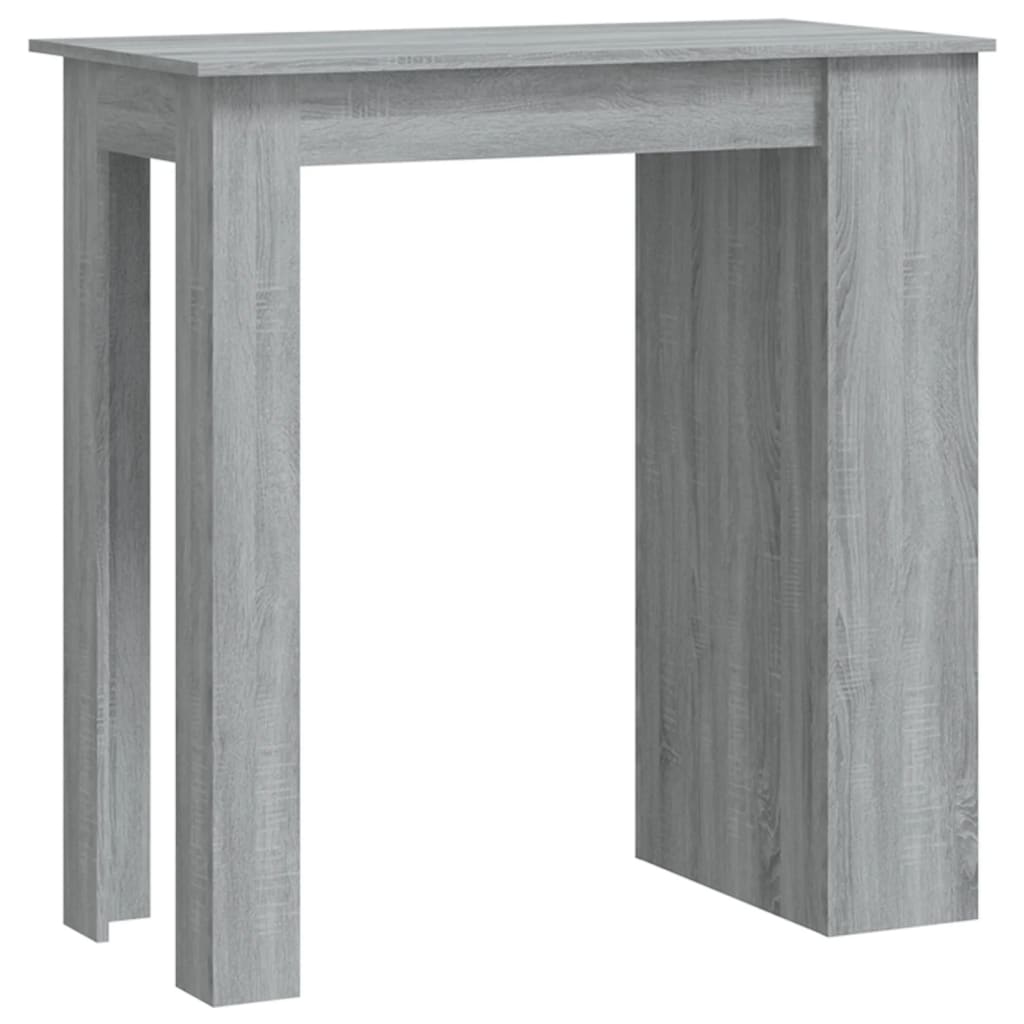 Table de bar avec rangement sonoma gris bois d'ingénierie - XIOS