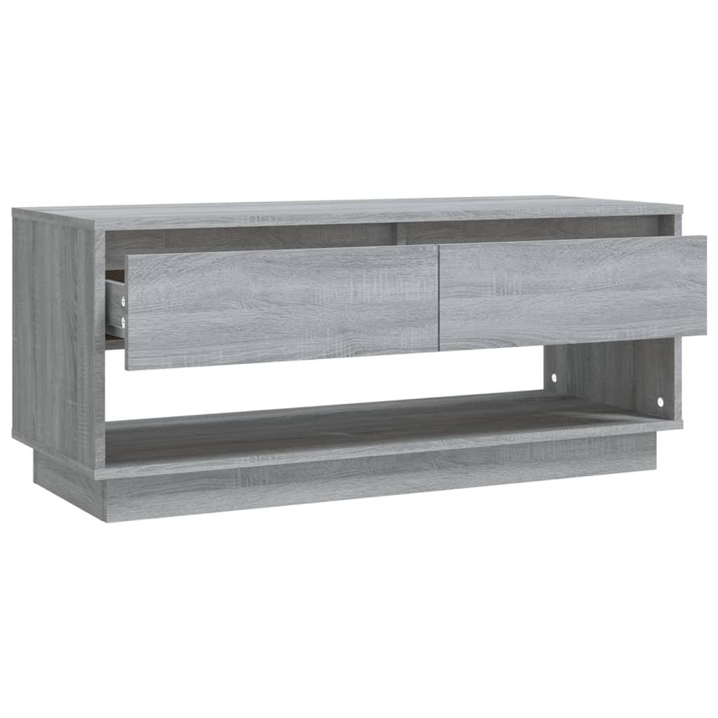 Meuble TV Sonoma gris 102x41x44 cm Bois d'ingénierie - XIOS