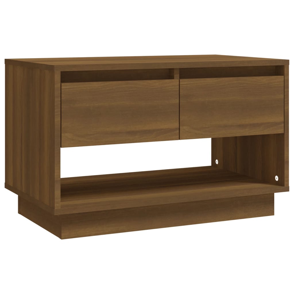 Meuble TV Chêne marron 70x41x44 cm Bois d'ingénierie - XIOS