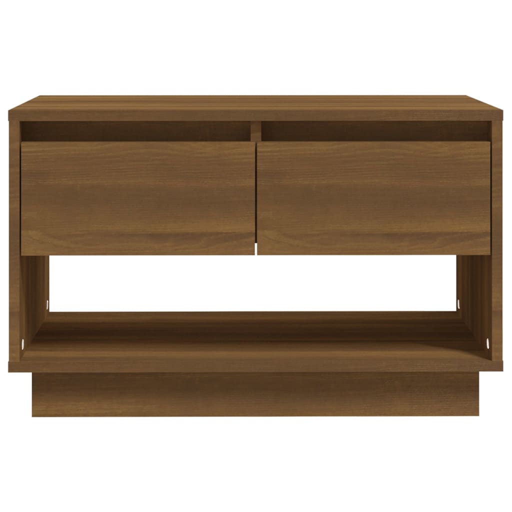 Meuble TV Chêne marron 70x41x44 cm Bois d'ingénierie - XIOS