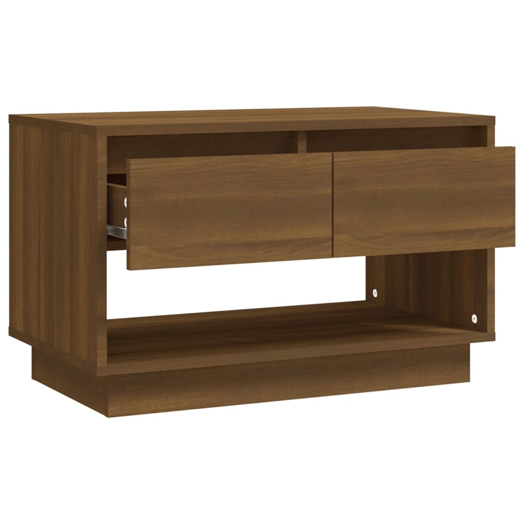 Meuble TV Chêne marron 70x41x44 cm Bois d'ingénierie - XIOS