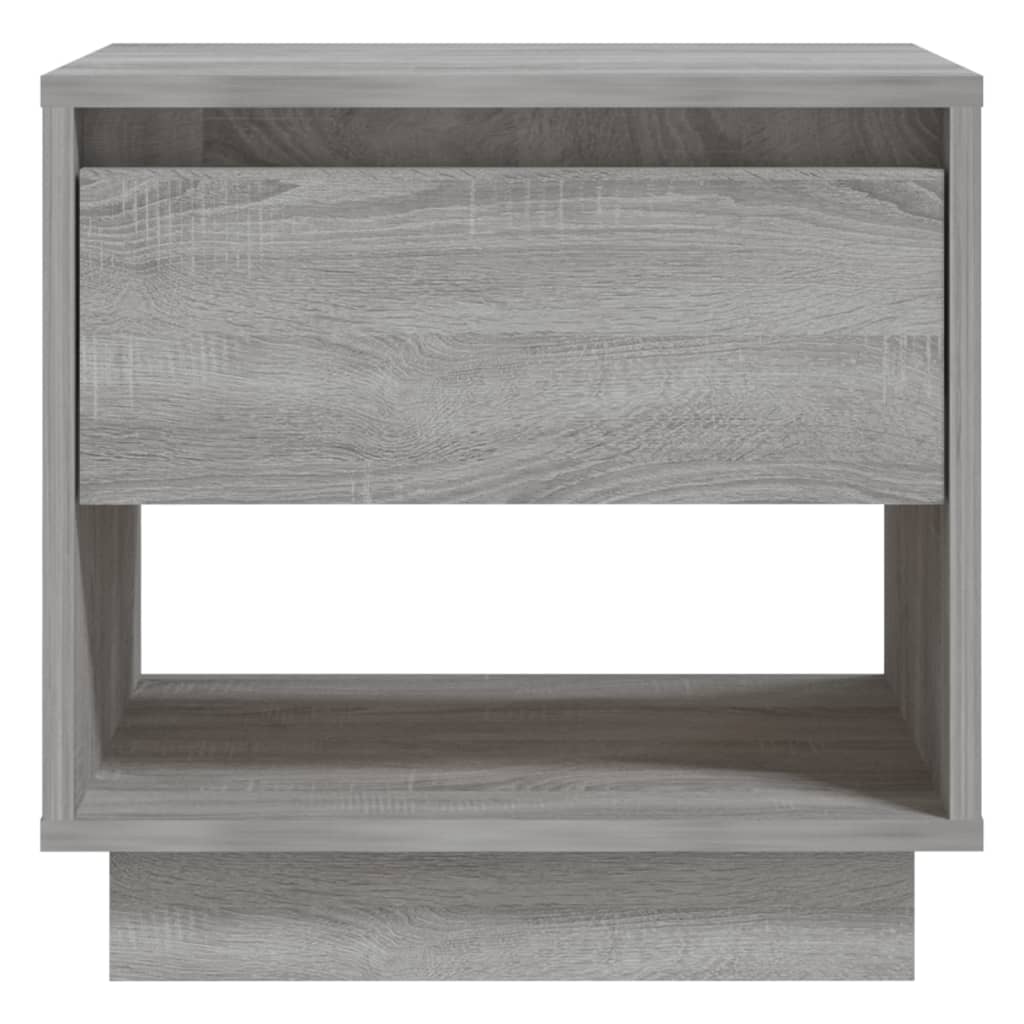 Tables de chevet 2 pcs Sonoma gris 45x34x44cm Bois d'ingénierie - XIOS