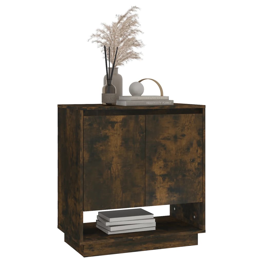 Buffet Chêne fumé 70x41x75 cm Bois d'ingénierie - XIOS