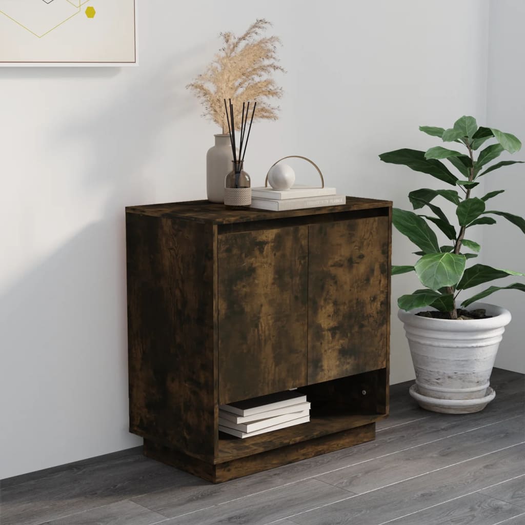 Buffet Chêne fumé 70x41x75 cm Bois d'ingénierie - XIOS