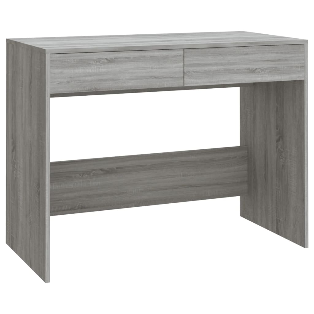 Bureau sonoma gris 101x50x76,5 cm bois d'ingénierie - XIOS