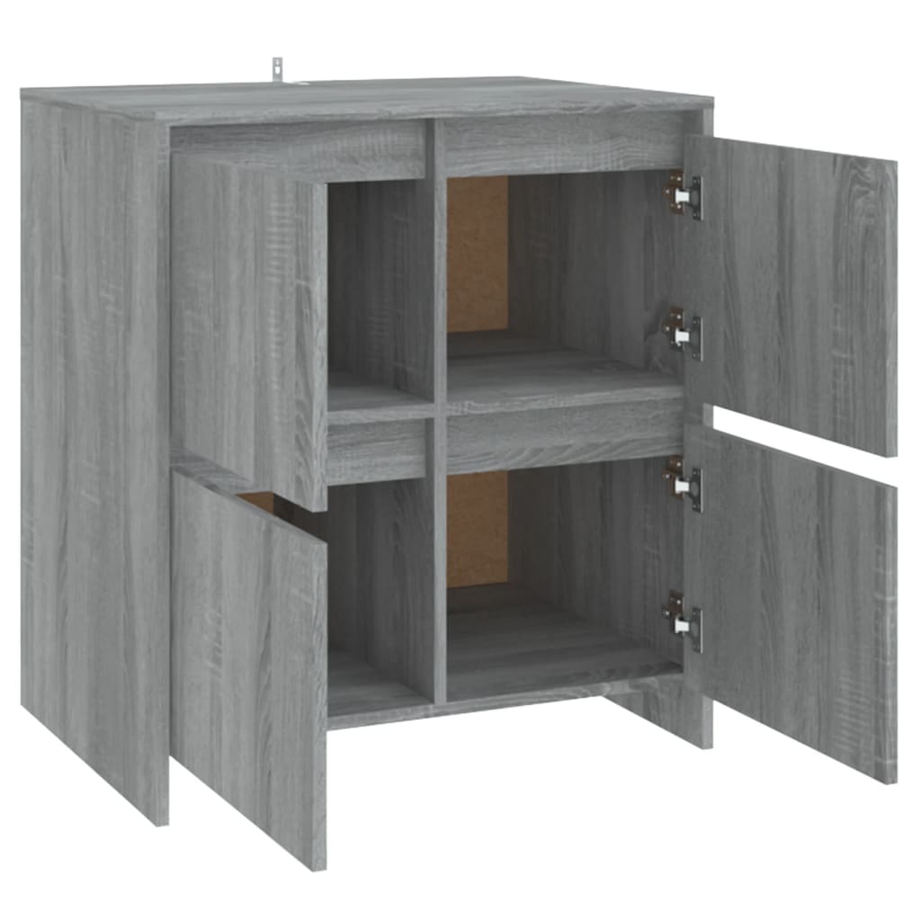 Buffet Sonoma gris 70x41x75 cm Bois d'ingénierie - XIOS