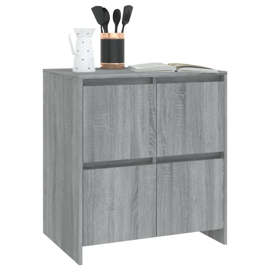 Buffet Sonoma gris 70x41x75 cm Bois d'ingénierie - XIOS