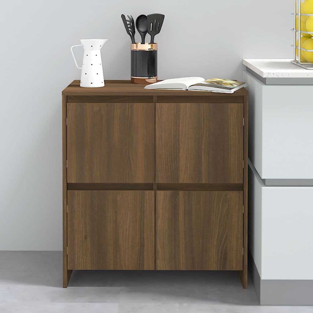 Buffet Chêne marron 70x41x75 cm Bois d'ingénierie - XIOS