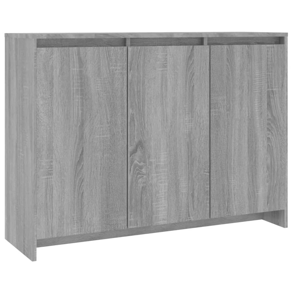 Buffet Sonoma gris 102x33x75 cm Bois d'ingénierie - XIOS