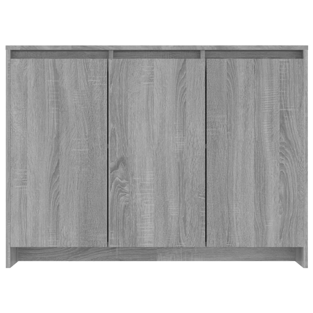 Buffet Sonoma gris 102x33x75 cm Bois d'ingénierie