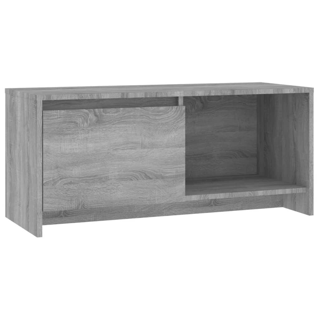 Meuble TV sonoma gris 90x35x40 cm bois d'ingénierie - XIOS