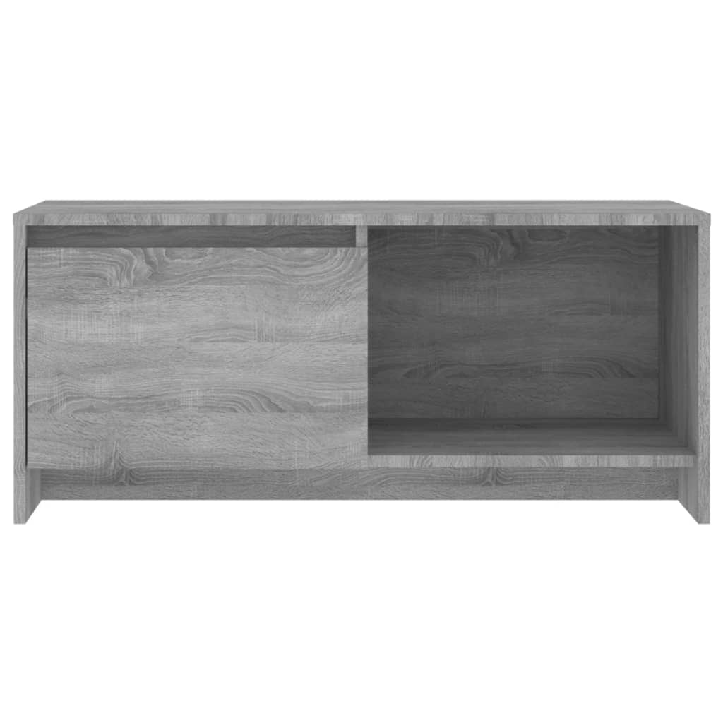 Meuble TV sonoma gris 90x35x40 cm bois d'ingénierie - XIOS