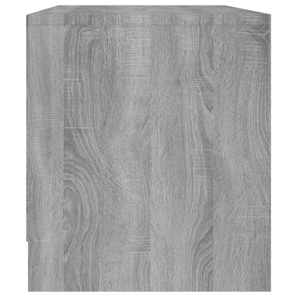 Meuble TV sonoma gris 90x35x40 cm bois d'ingénierie - XIOS