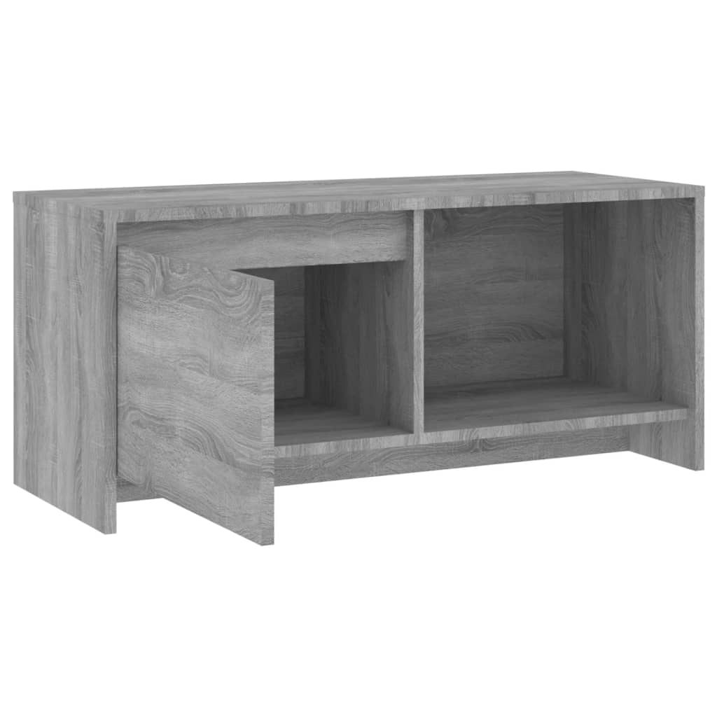 Meuble TV sonoma gris 90x35x40 cm bois d'ingénierie - XIOS