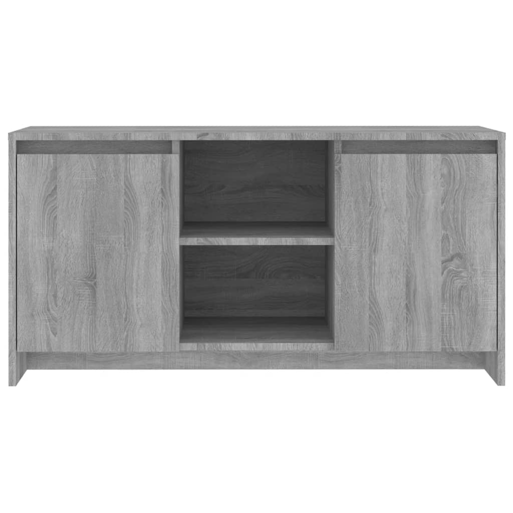 Meuble TV Sonoma gris 102x37,5x52,5 cm Aggloméré - XIOS