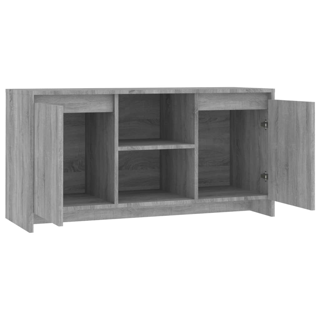Meuble TV Sonoma gris 102x37,5x52,5 cm Aggloméré - XIOS