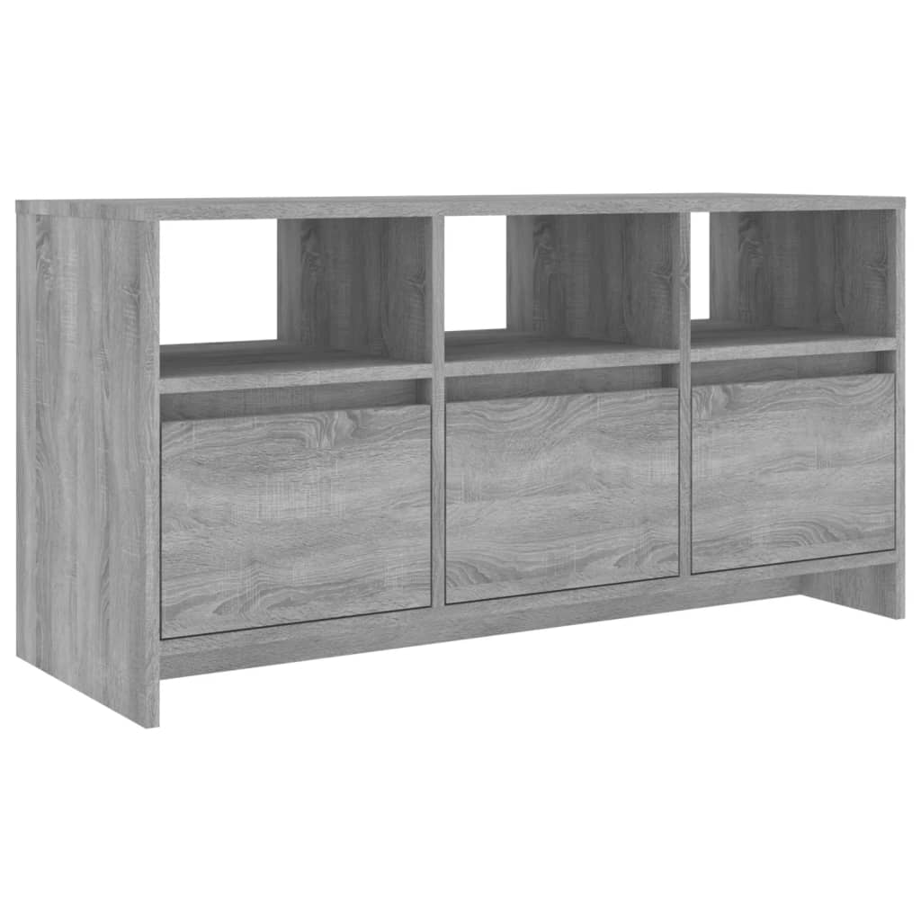 Meuble TV Sonoma gris 102x37,5x52,5 cm Bois d'ingénierie