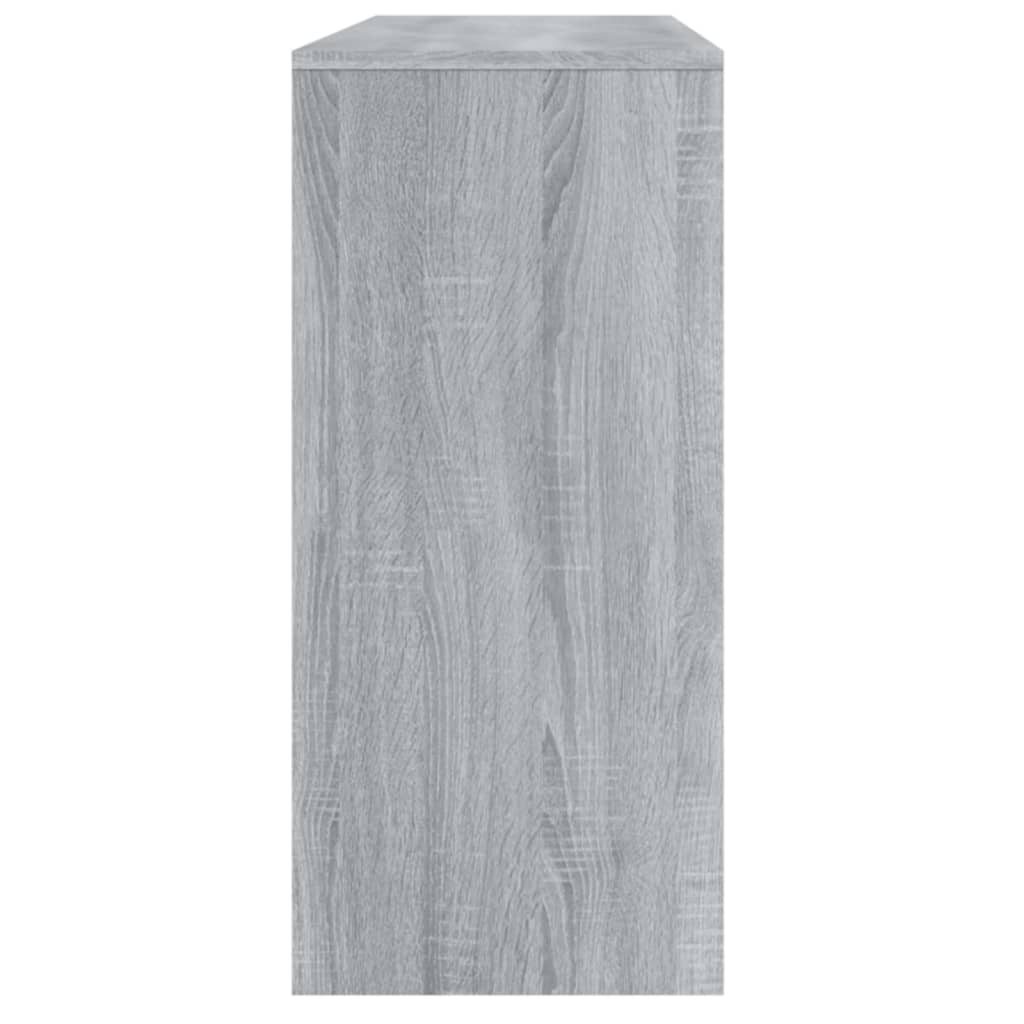 Table console sonoma gris 100x35x76,5 cm bois d'ingénierie - XIOS